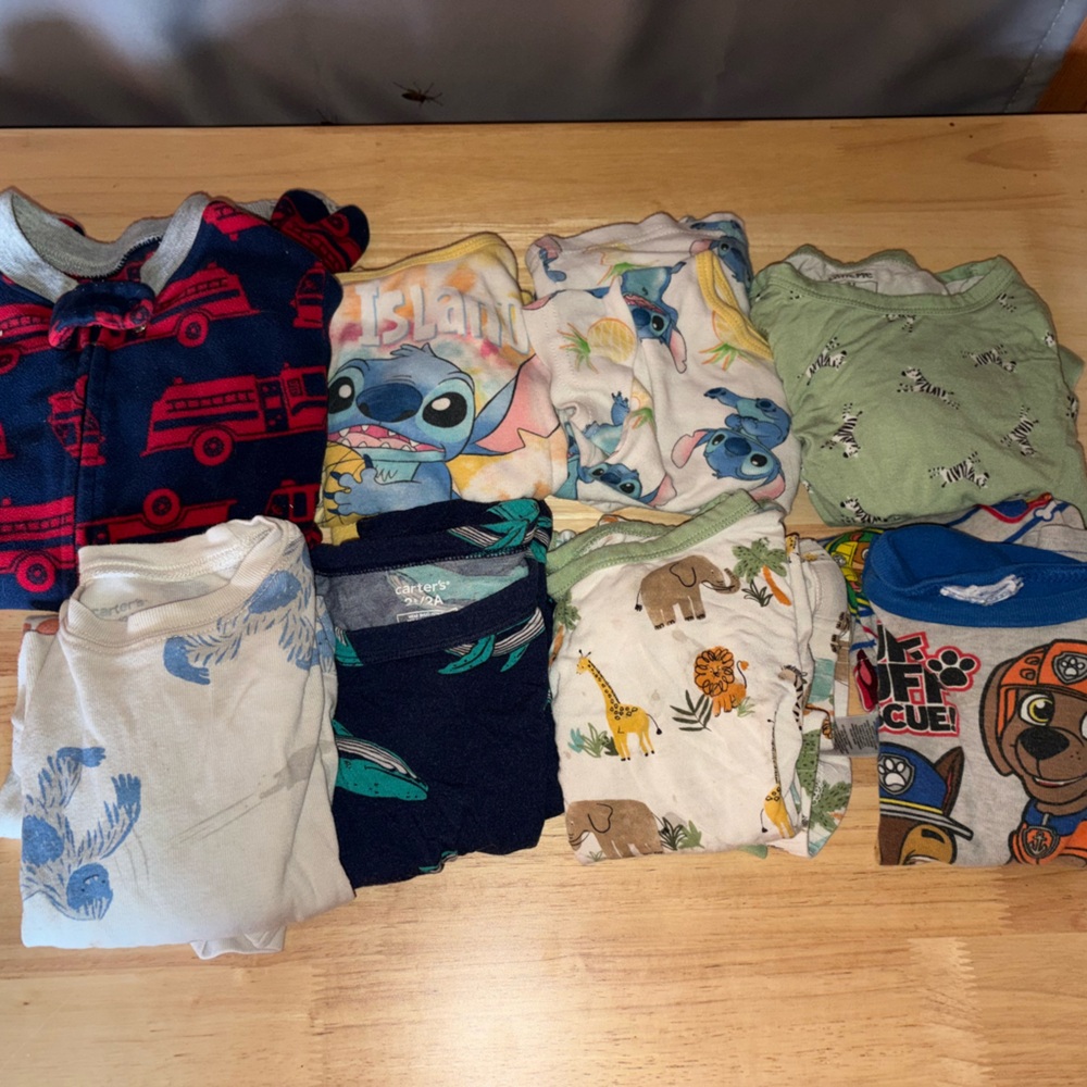 Assorted Kids Pajama Set 2T lot